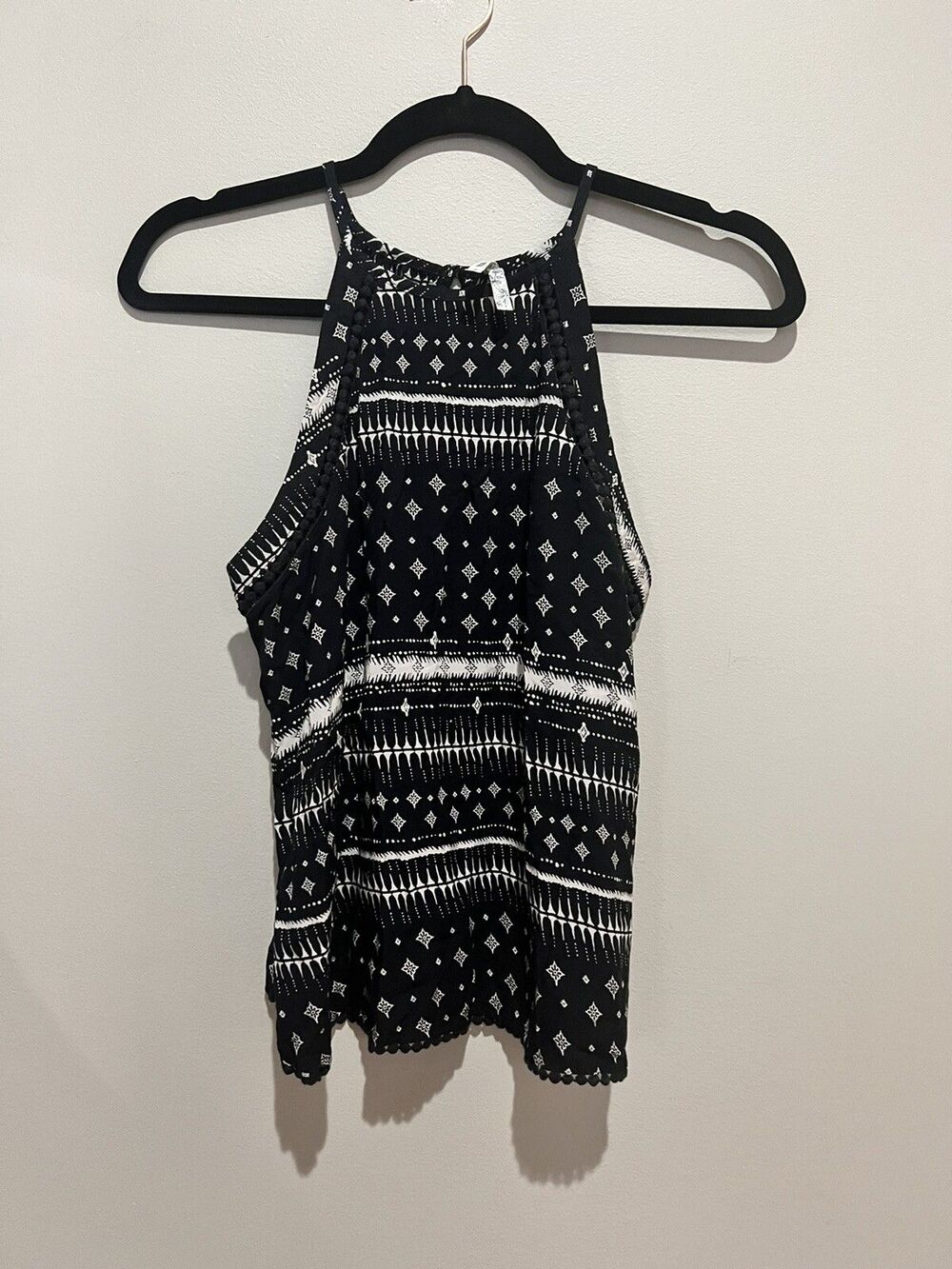 Mudd Black and White Tank - Small